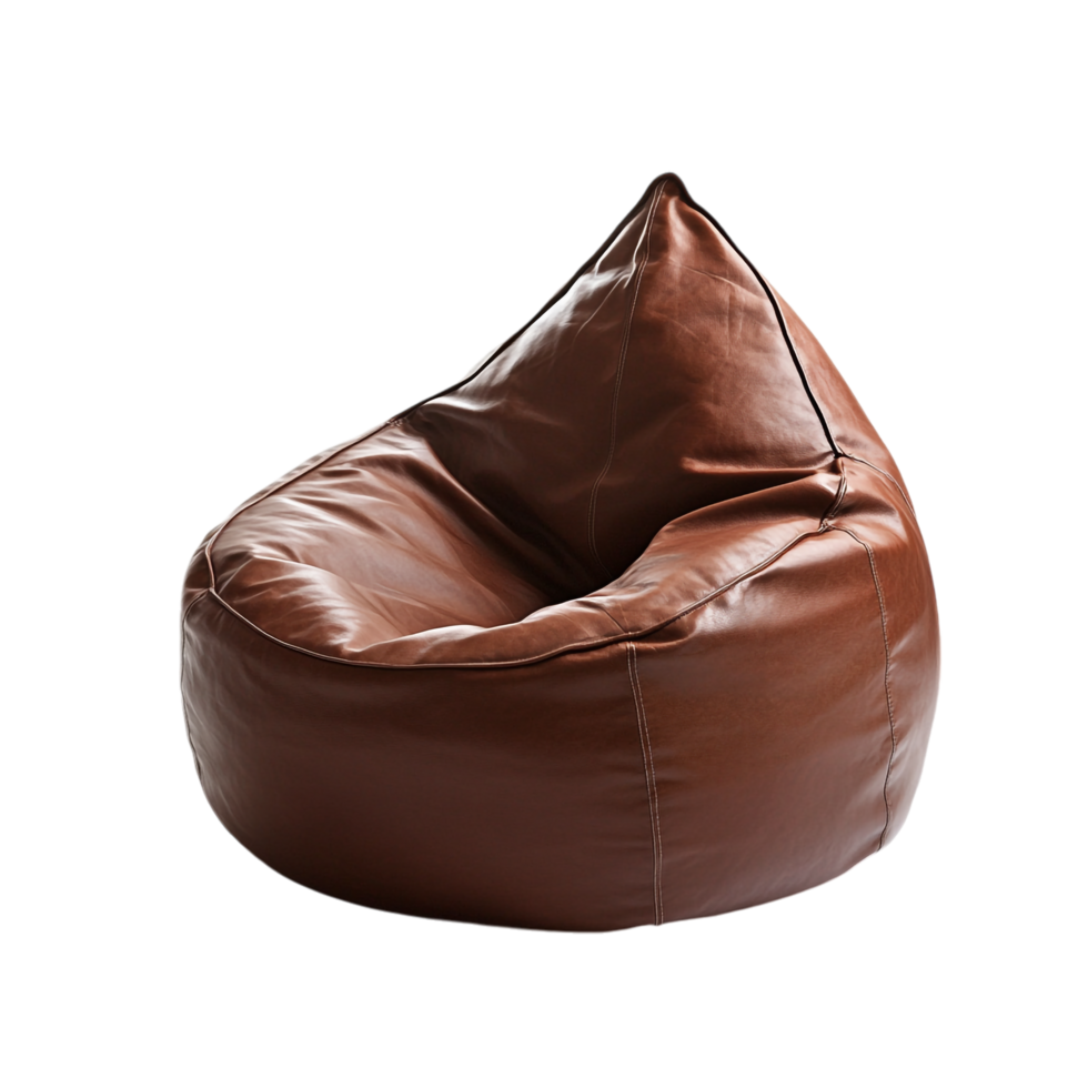 Bean bag chair isolated against a transparent background png