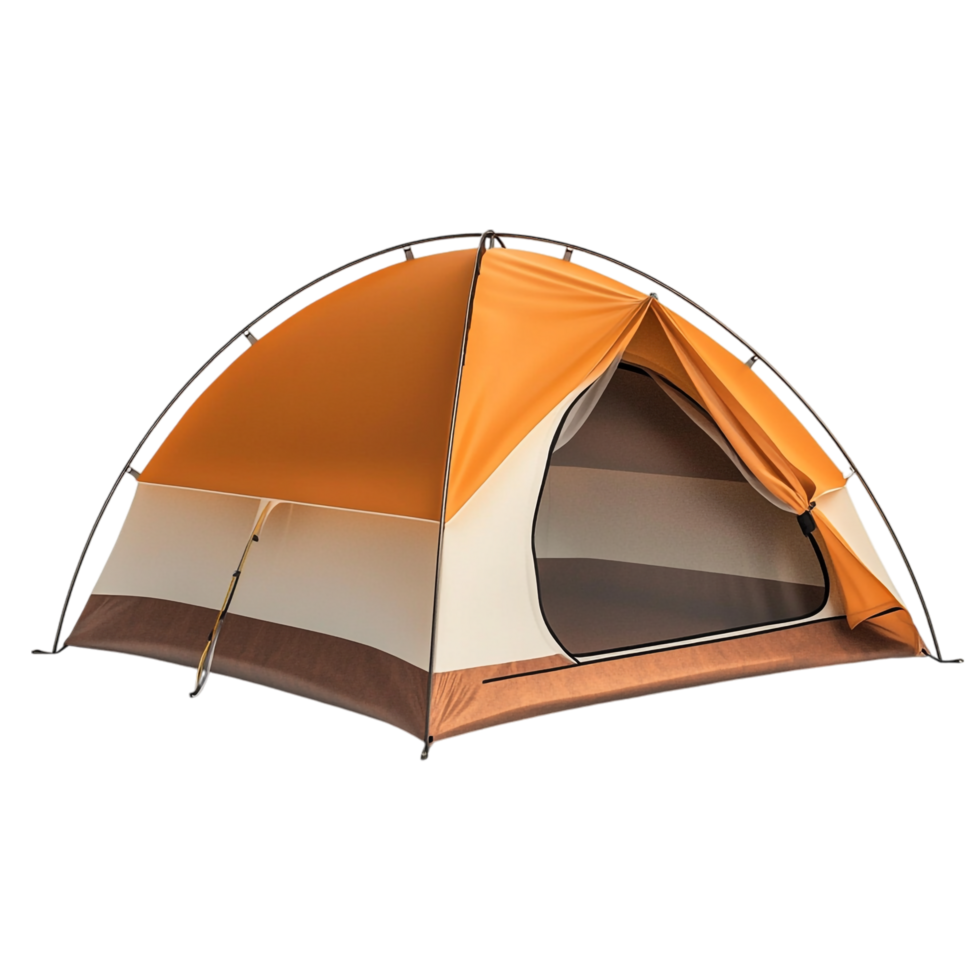camping tent shown against a transparent background png