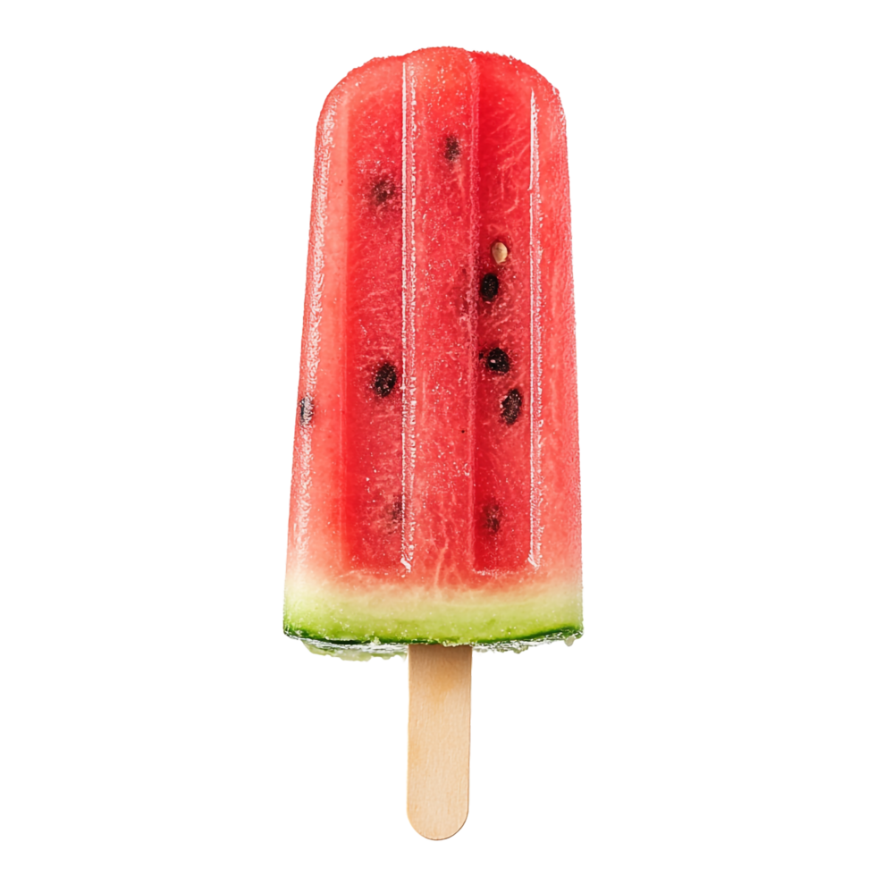 watermelon popsicle ice cream on a transparent background png