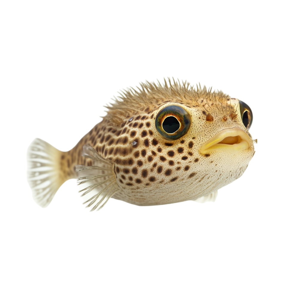 pufferfish on a transparent background png