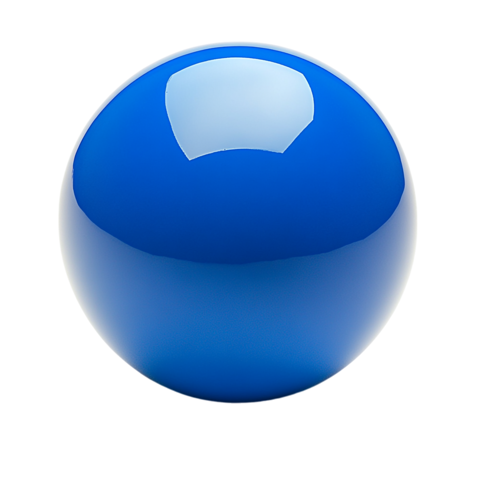 Close up of a blue object isolated on transparent background png