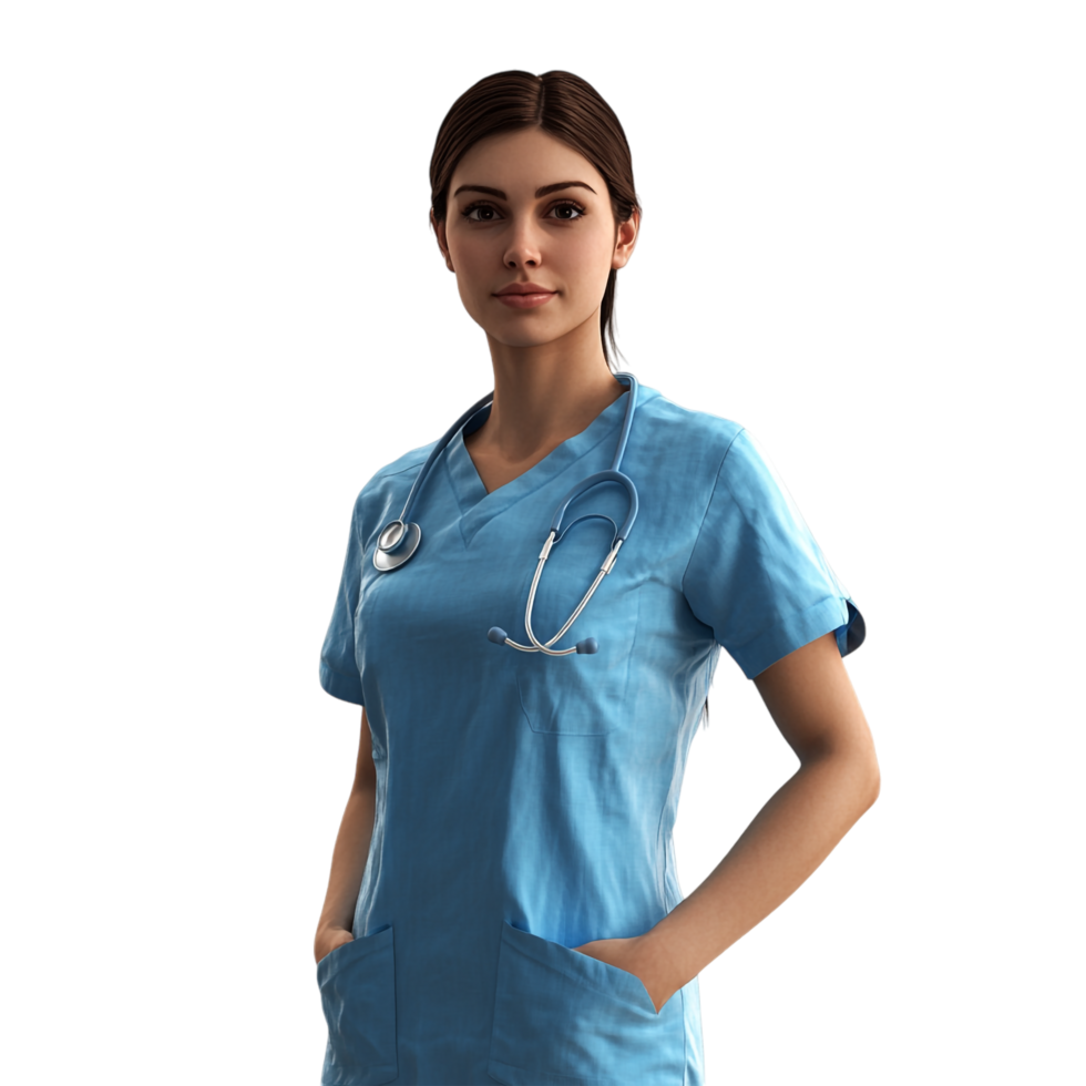 nurse on a transparent background png