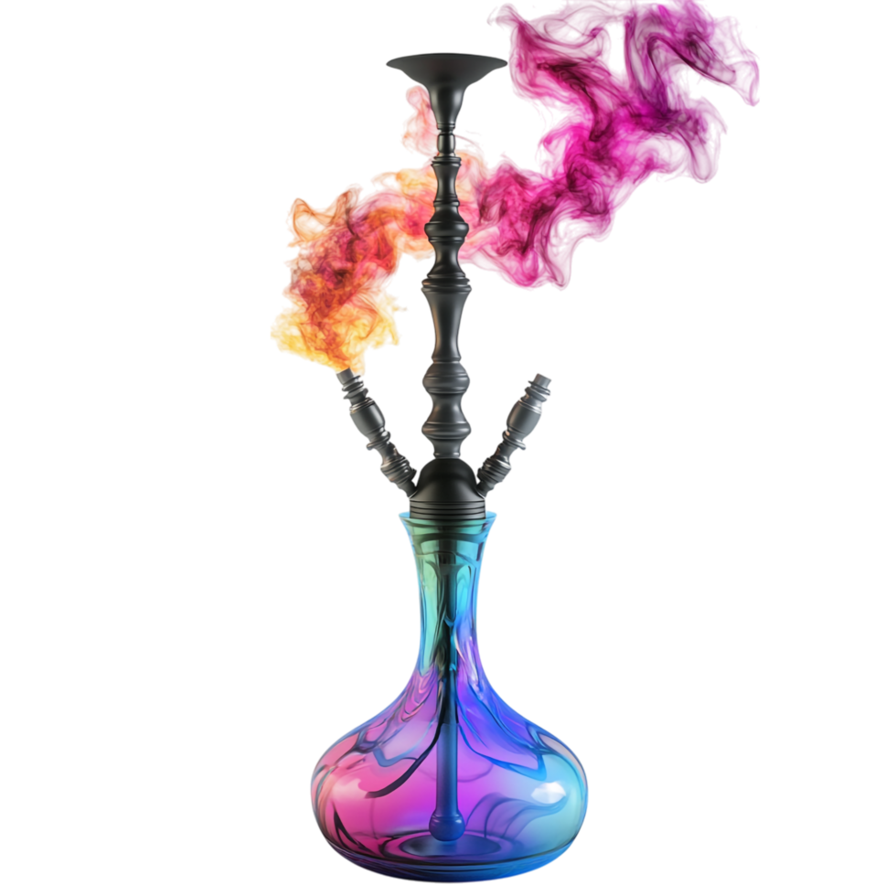 Hookah Shisha Wasserpfeife with smoke png