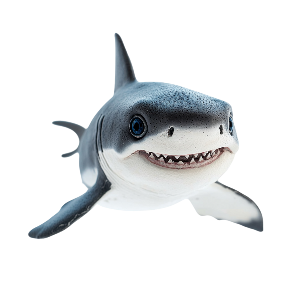 Baby shark isolated against a transparent background png