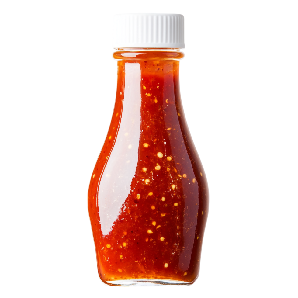 Chili Pepper Hot Sauce on transparent background png