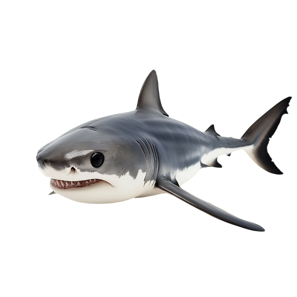 Baby shark isolated against a transparent background png