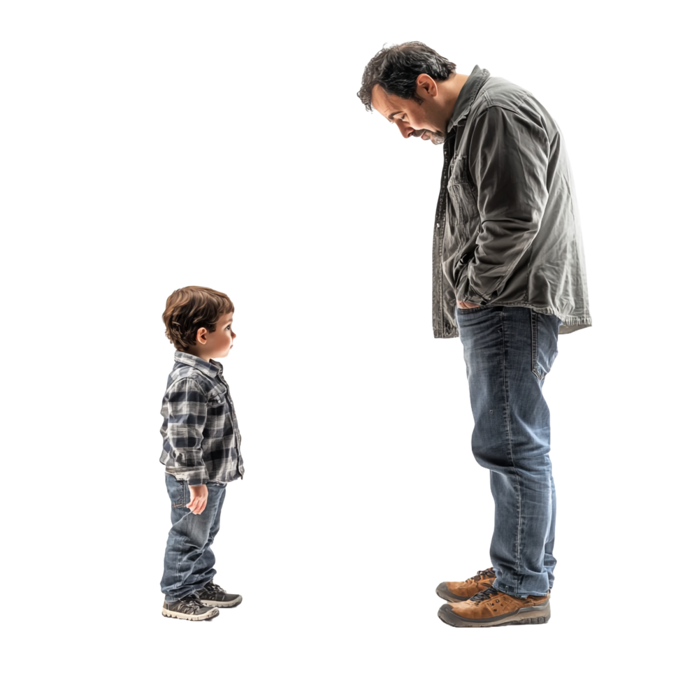 Worried parent watching their child take their first steps, conveying emotion and parental concern png