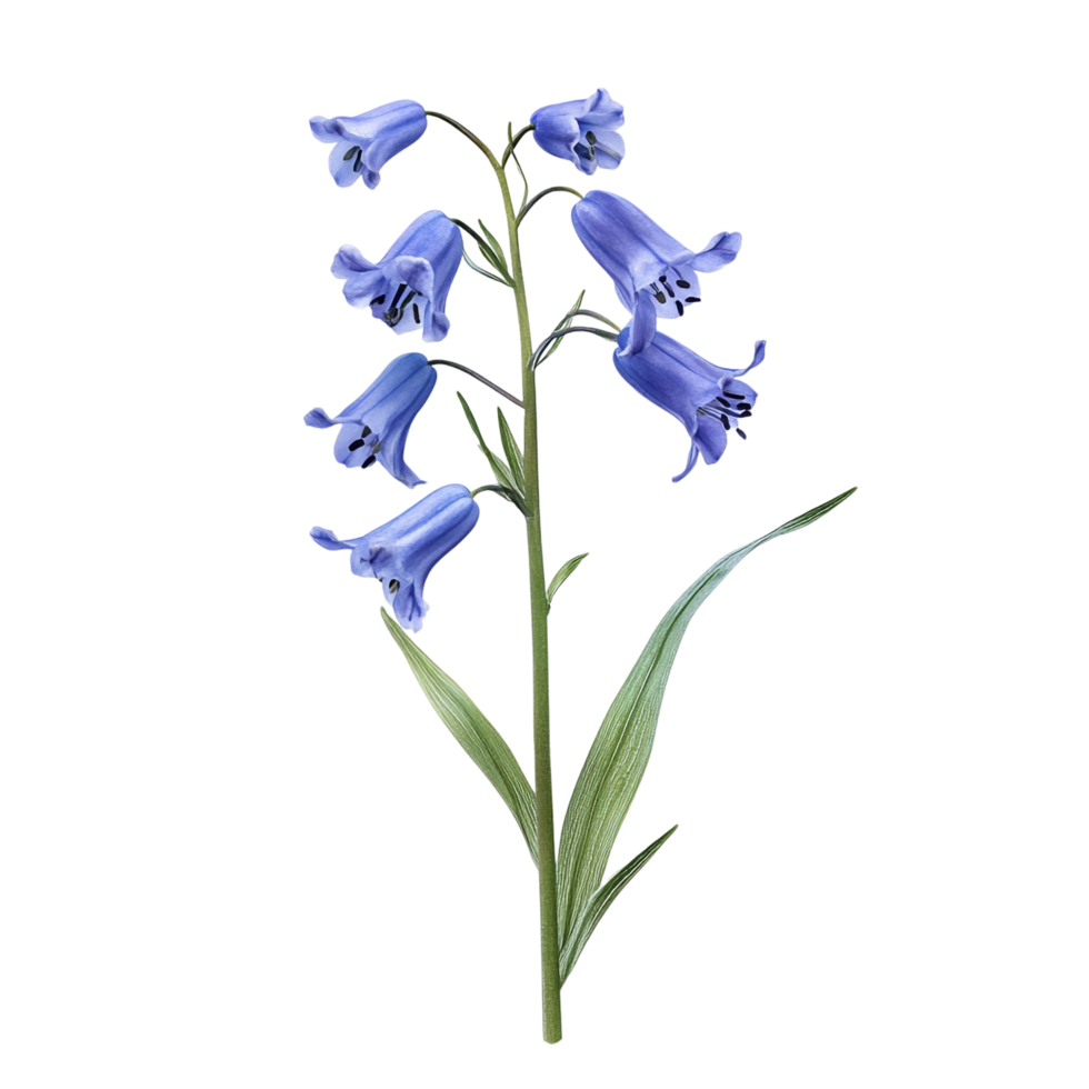 Bluebell isolated against a transparent background png