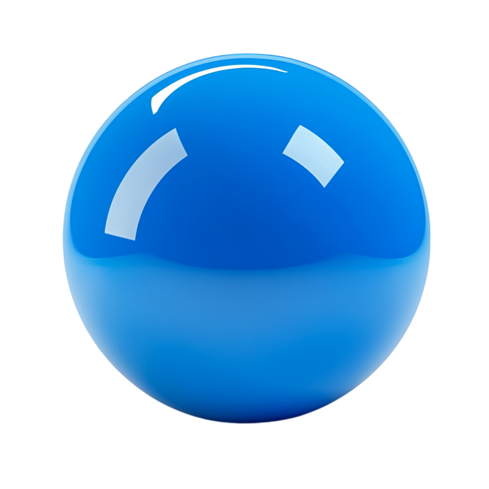 Close up of a blue object isolated on transparent background png