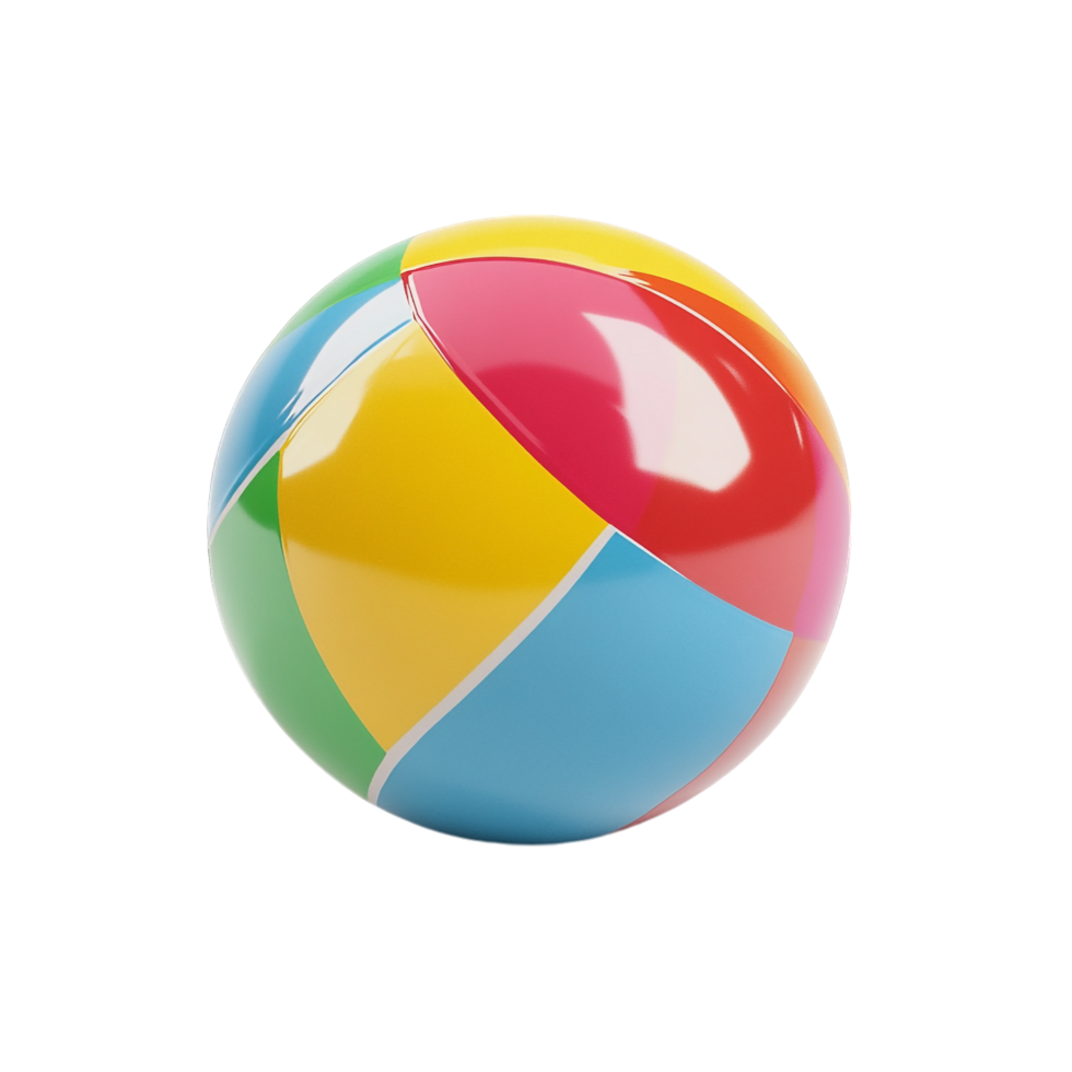 Beach Ball on transparent background png