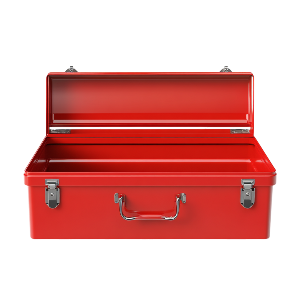 red toolbox on a transparent background png