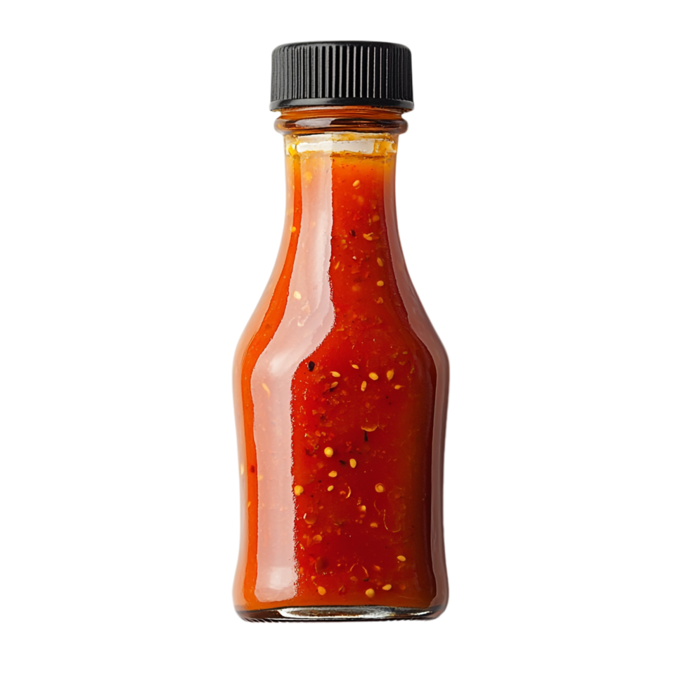 Chili Pepper Hot Sauce on transparent background png