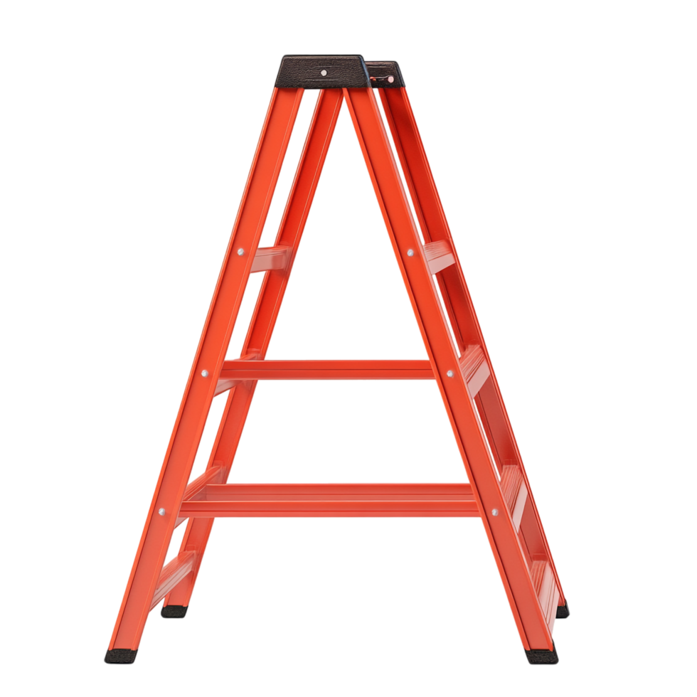 red ladder on a transparent background png
