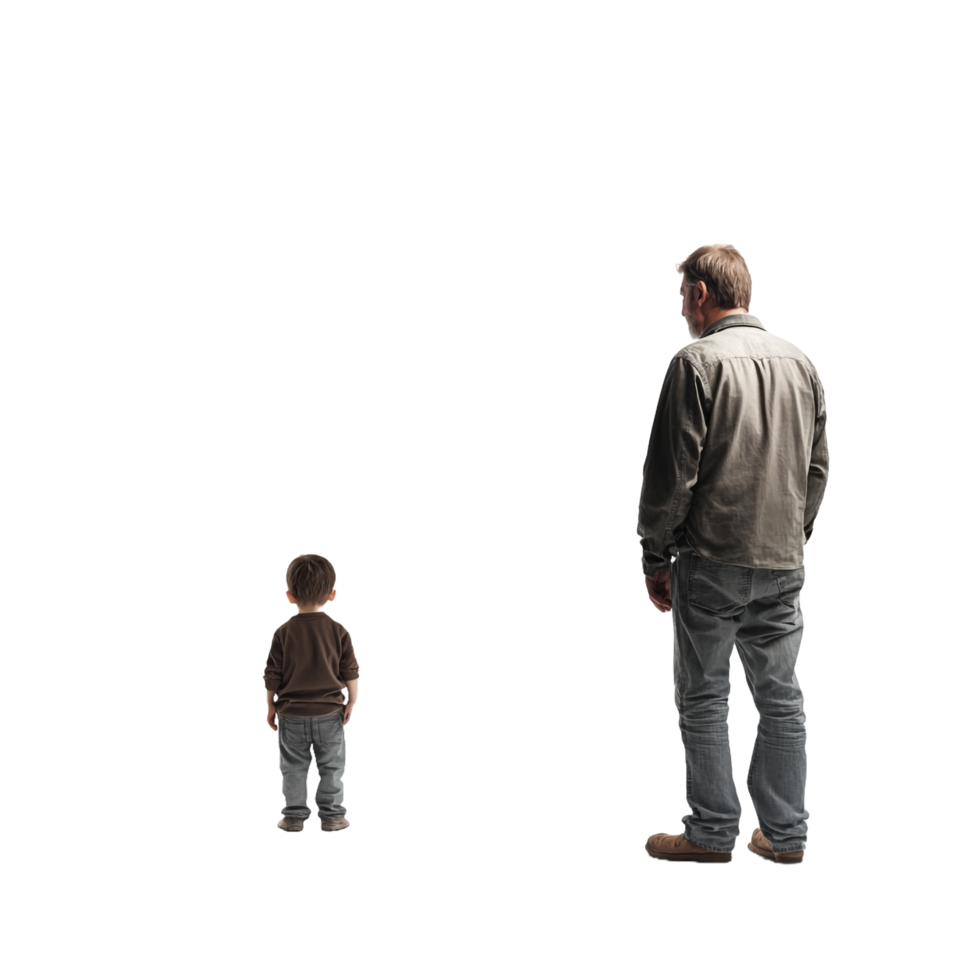 Worried parent watching their child take their first steps, conveying emotion and parental concern png