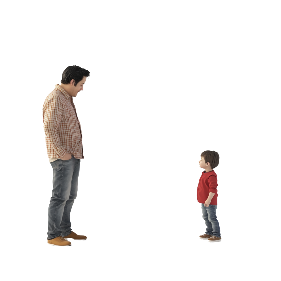 Worried parent watching their child take their first steps, conveying emotion and parental concern png