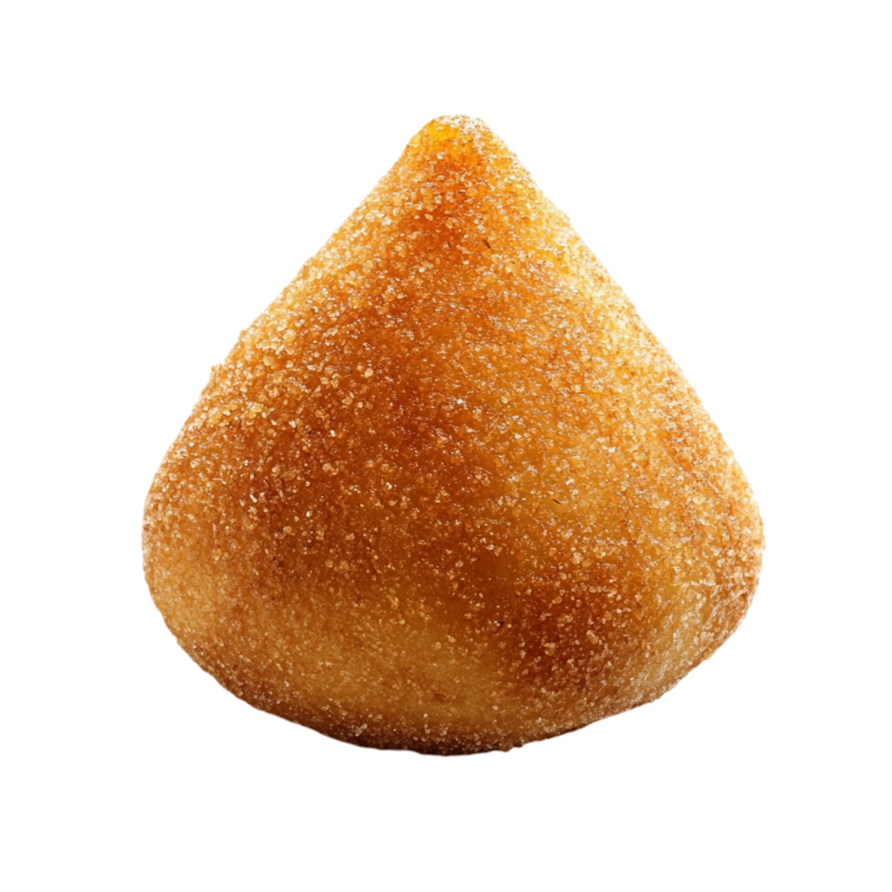 Brazilian snack coxinha isolated on a transparent background png