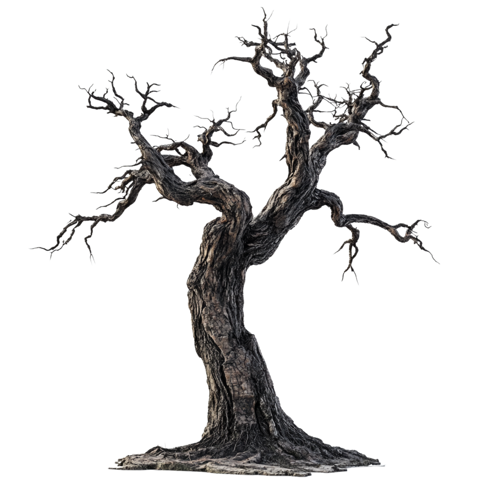 Creepy Dead Tree on transparent background png