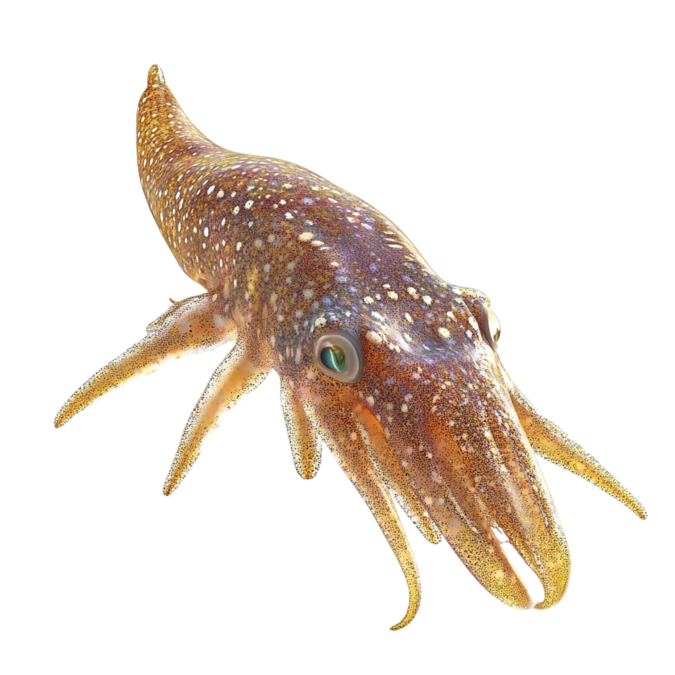 image of an isolated squid on a transparent background png
