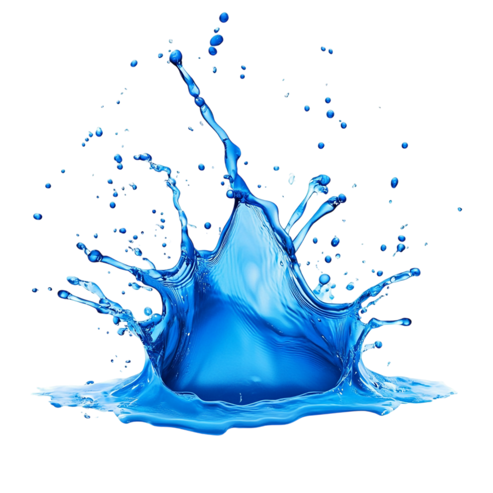 Fluid Splash on transparent background png