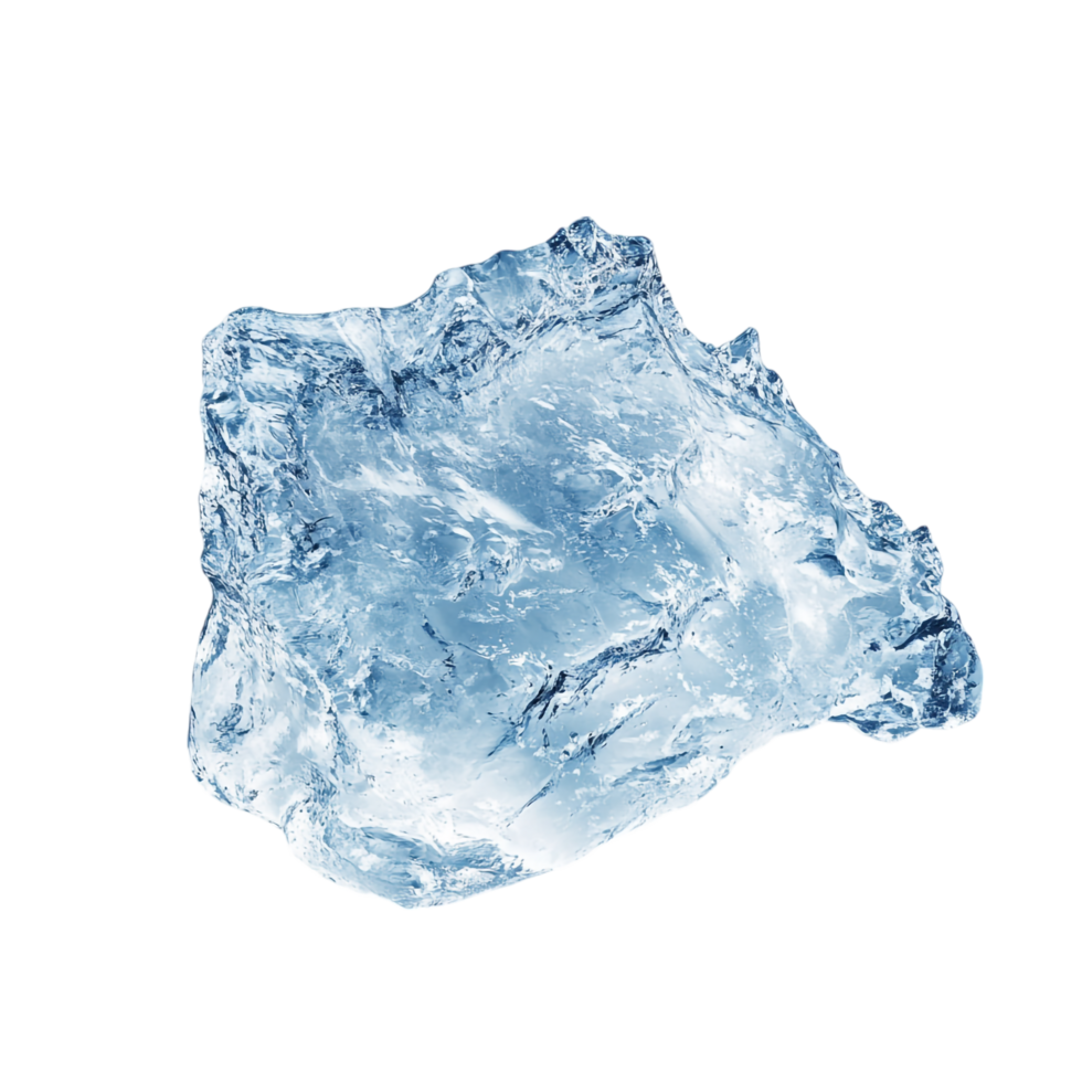 Ice on transparent background png