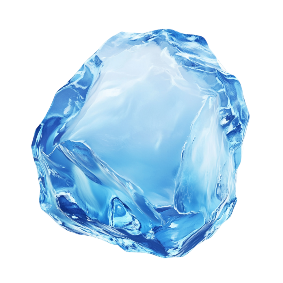 Ice on transparent background png