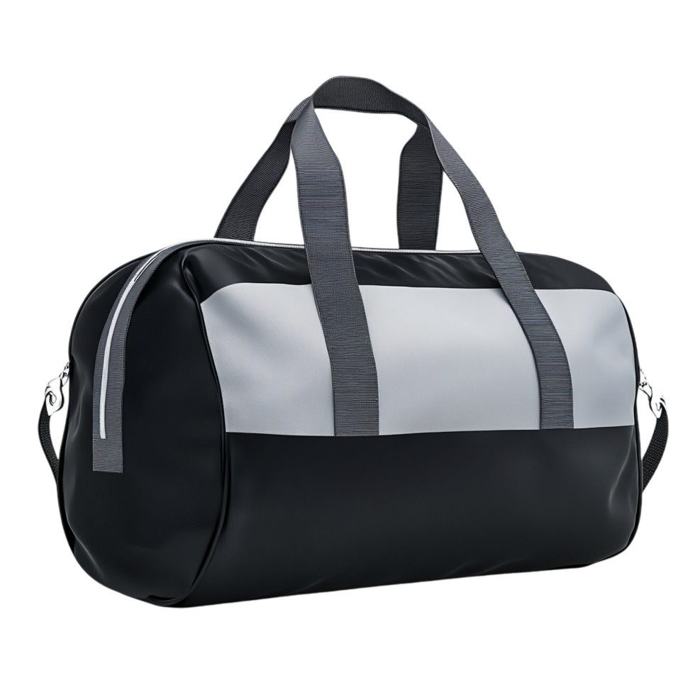 Gym bag on a transparent background displayed on a shelf png