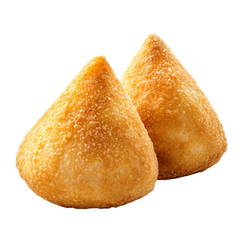 Brazilian snack coxinha isolated on a transparent background png