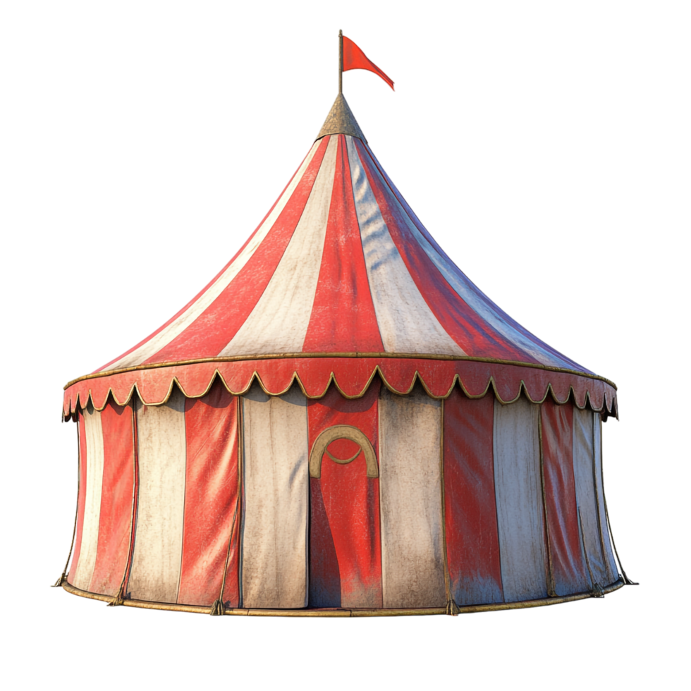 Circus Tent on transparent background png