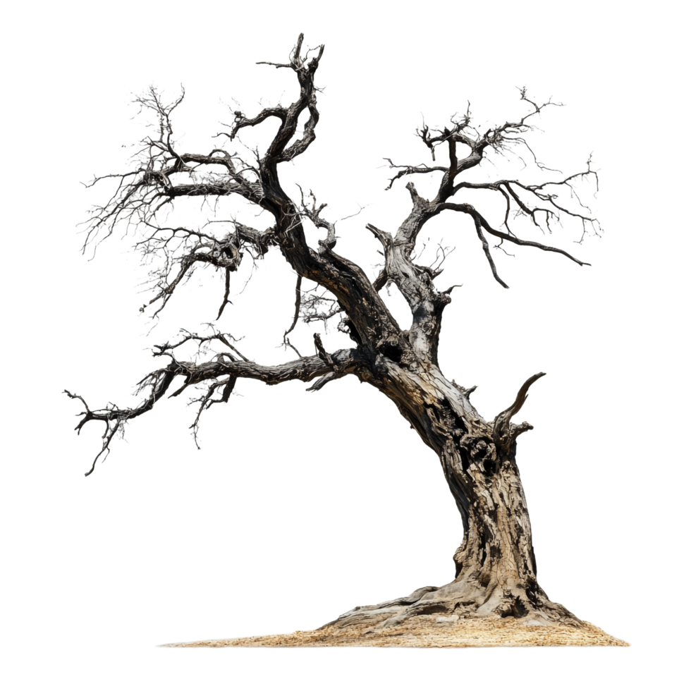 Creepy Dead Tree on transparent background png