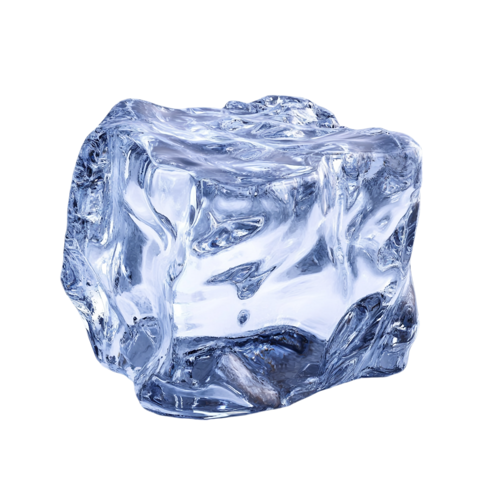 Ice on transparent background png