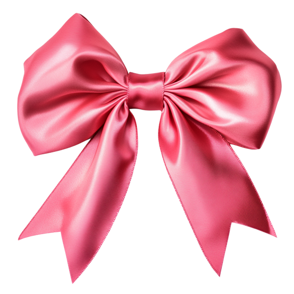 pink and red bow on a transparent background png