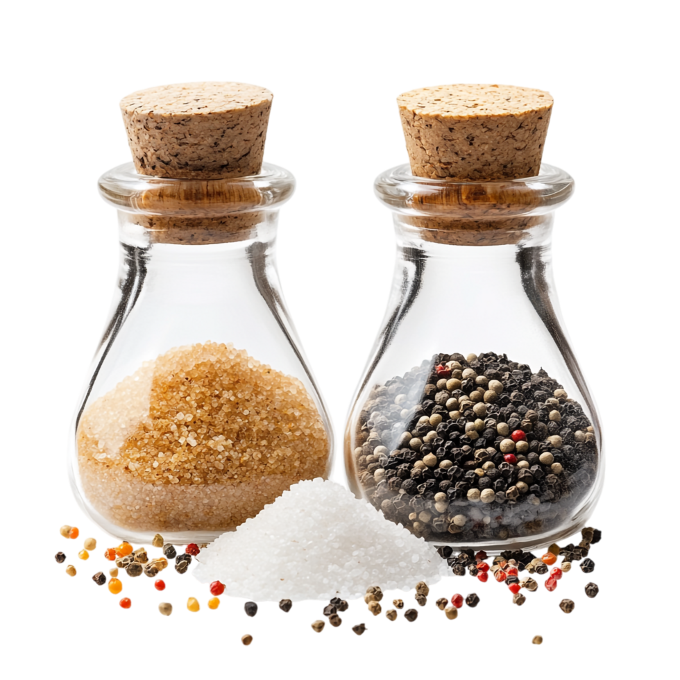 salt and pepper on a transparent background png