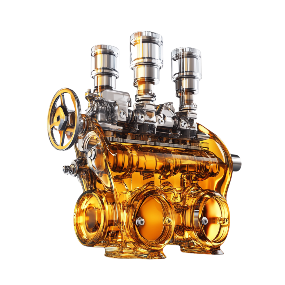Engine Synthetic or Mineral Oil on transparent background png