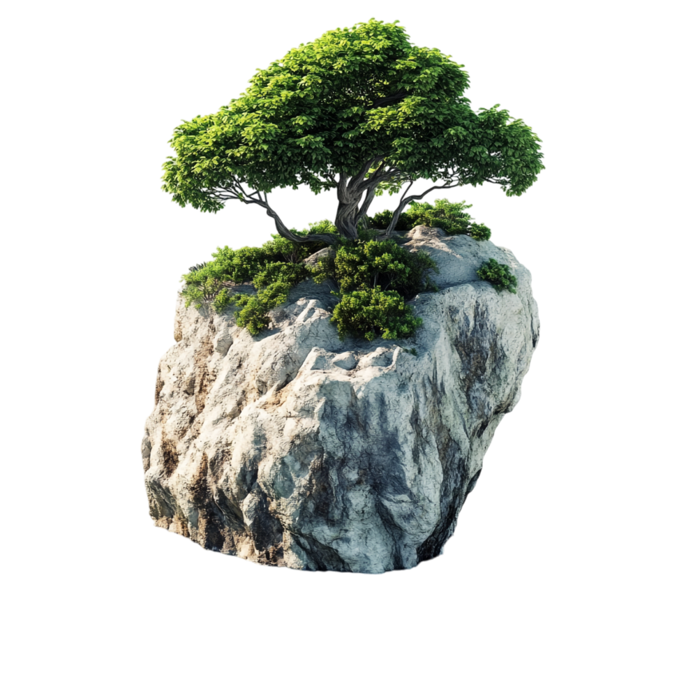 image of a small island on a transparent background png