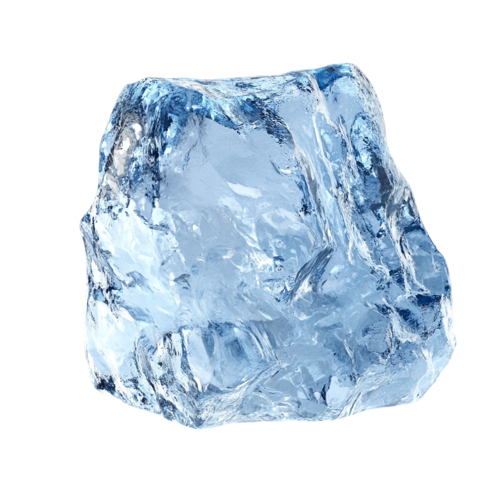 Ice on transparent background png