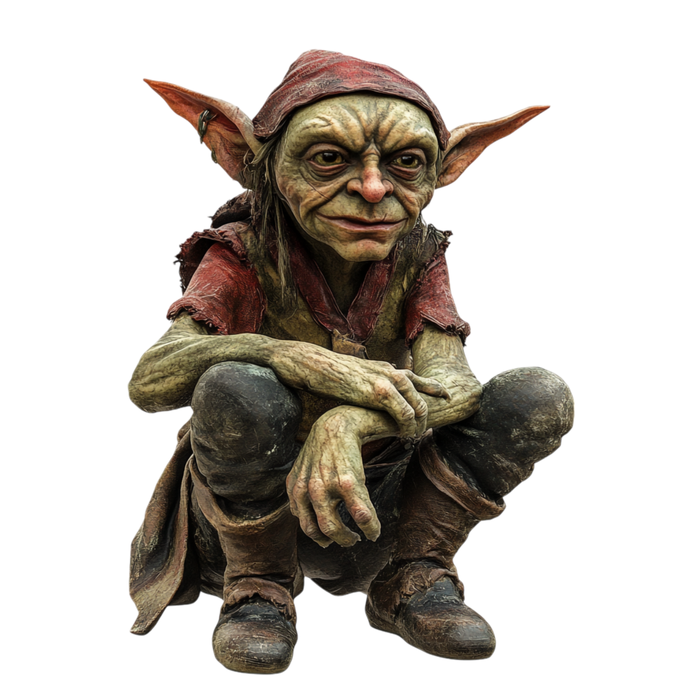 Goblin on transparent background png