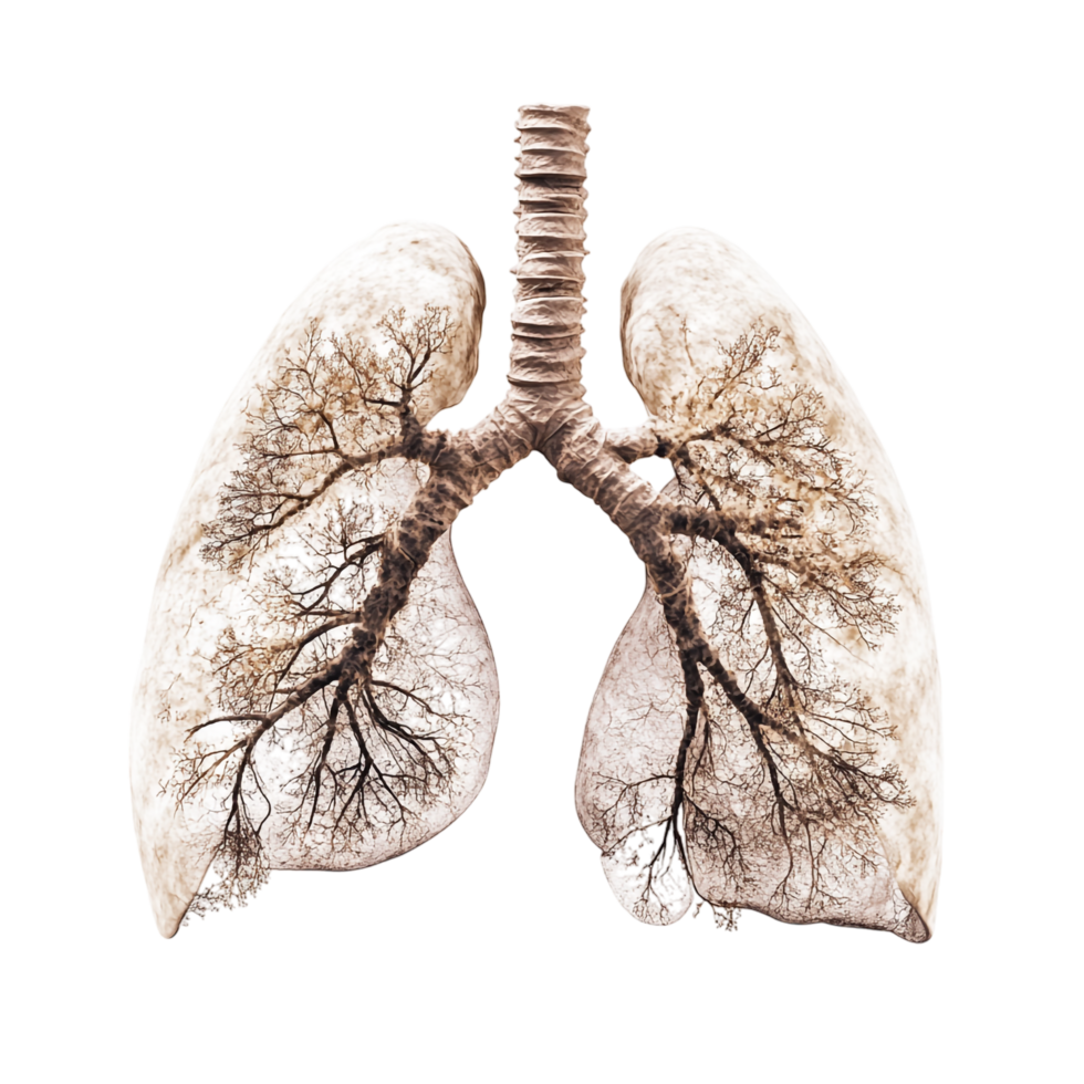 Clean Human Lungs on transparent background png