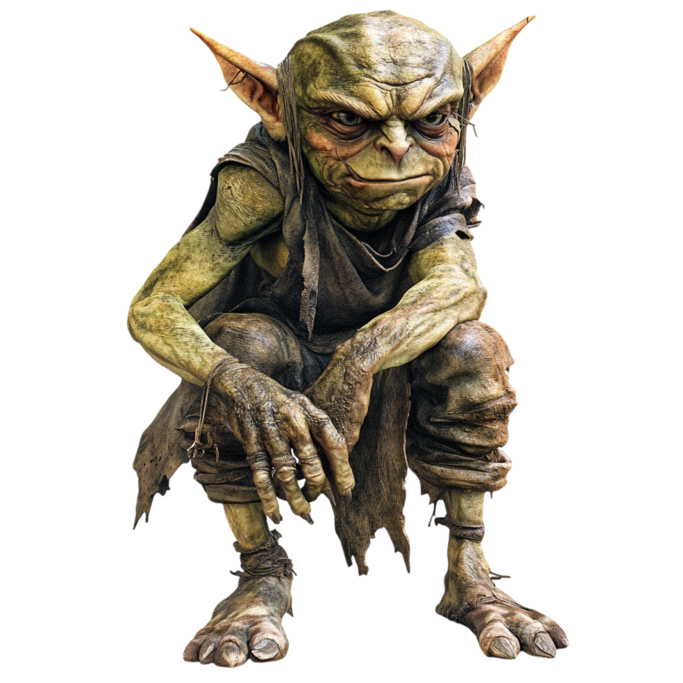 Goblin on transparent background png