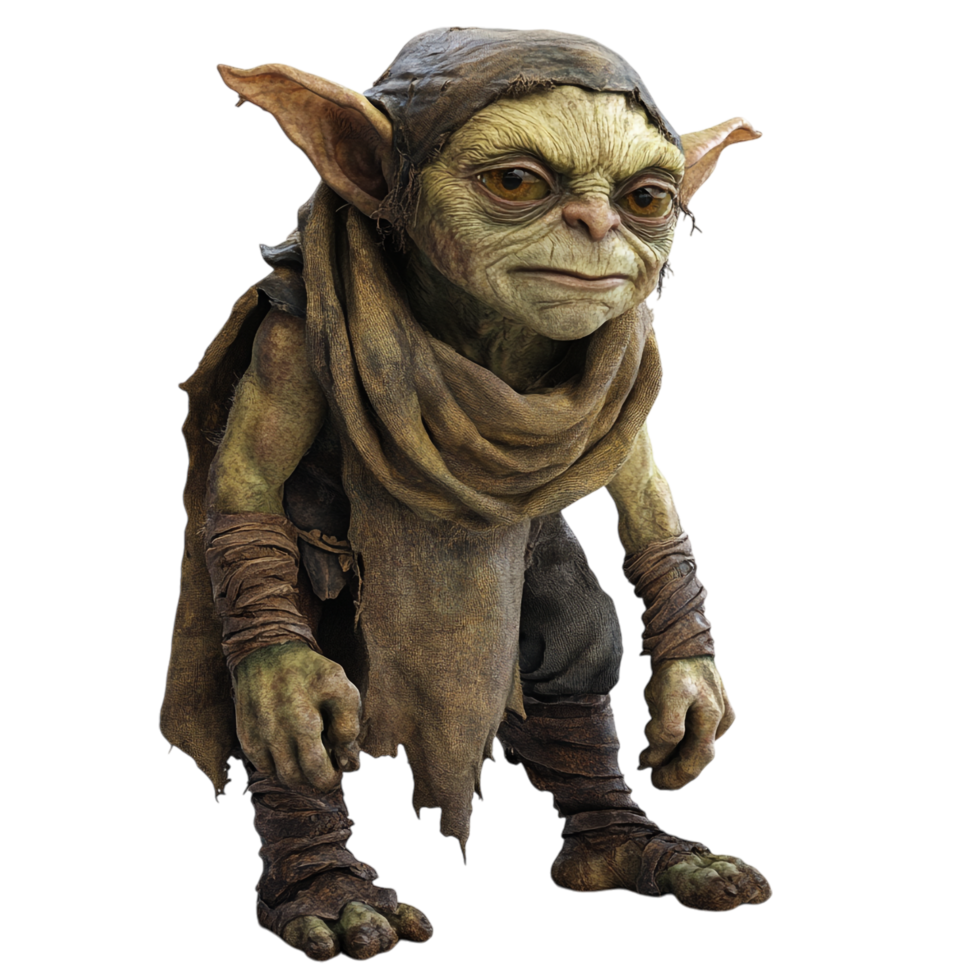 Goblin on transparent background png