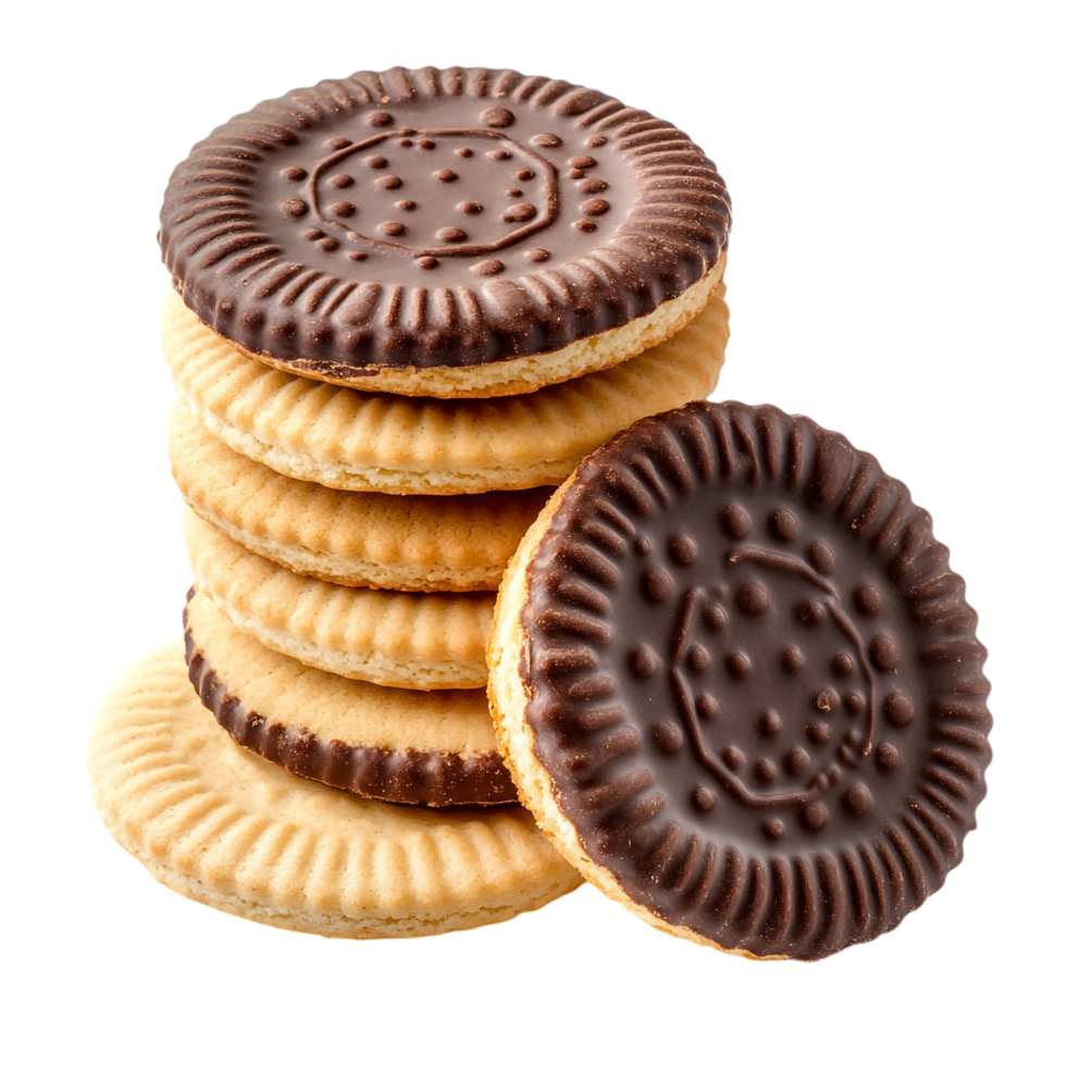 Chocolate Milk Cookies on transparent background png