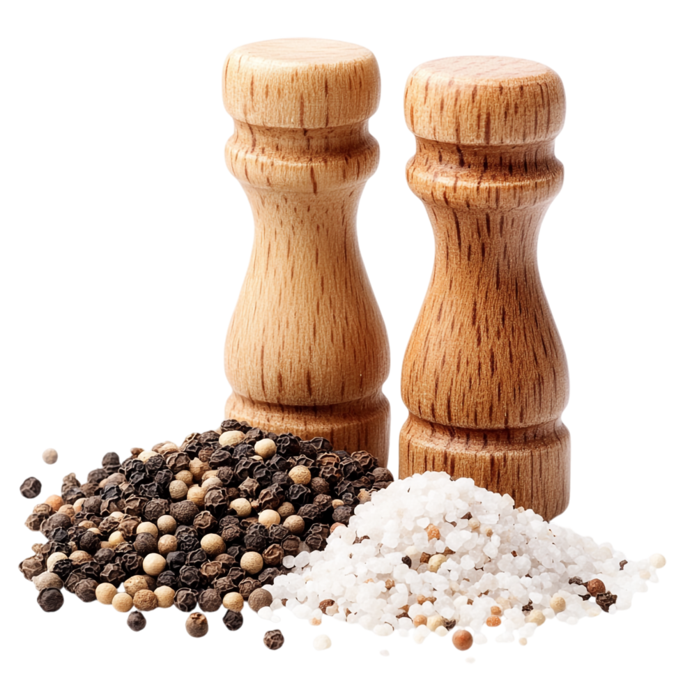 salt and pepper on a transparent background png