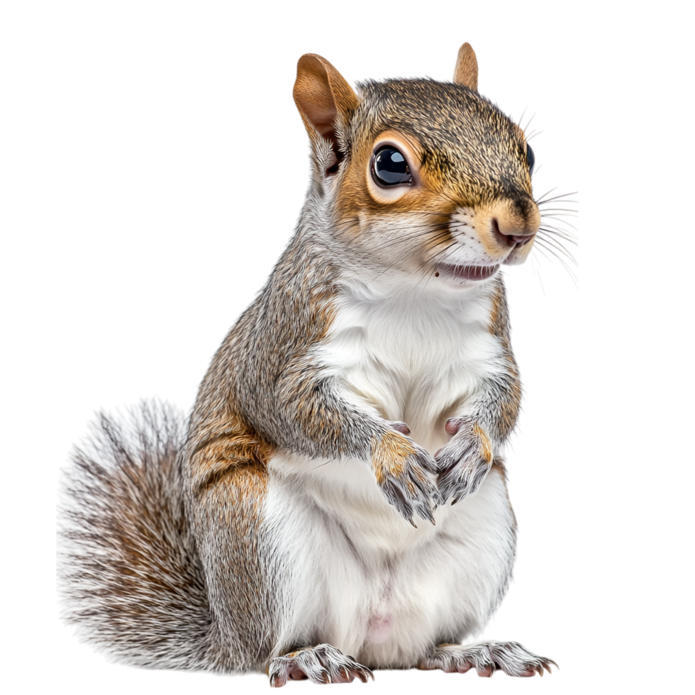 image of an isolated squirrel on a transparent background png
