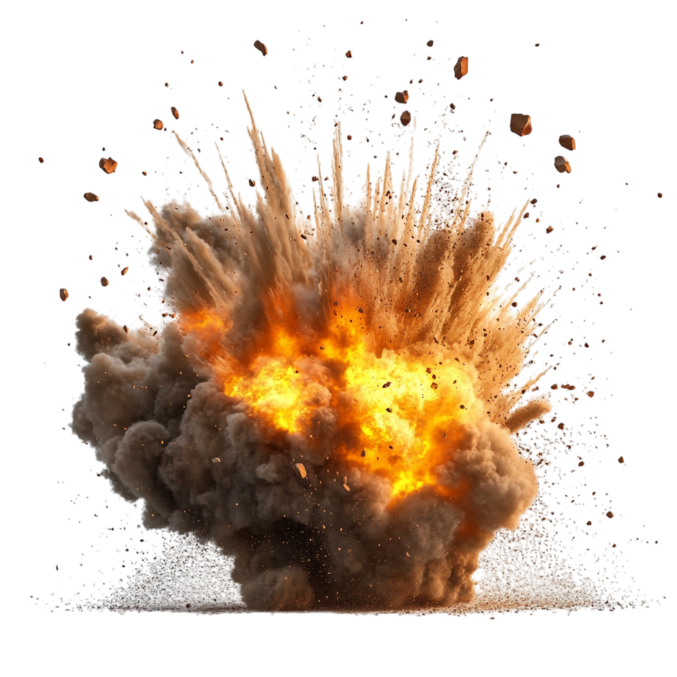 Explosion Set on transparent background png
