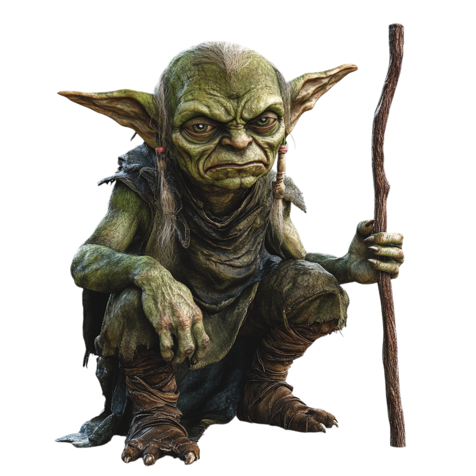Goblin on transparent background png