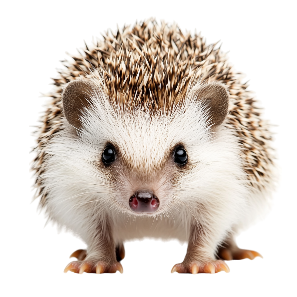 Hedgehog Front View on transparent background png