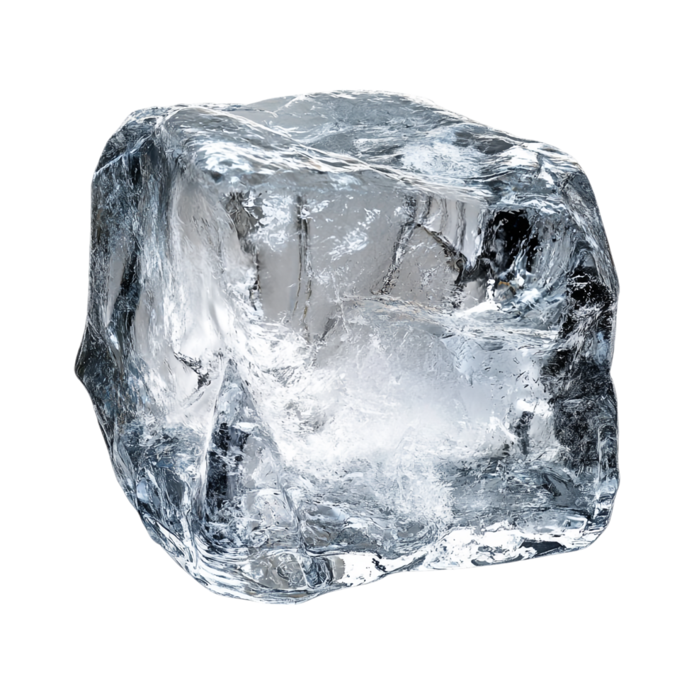 Ice on transparent background png