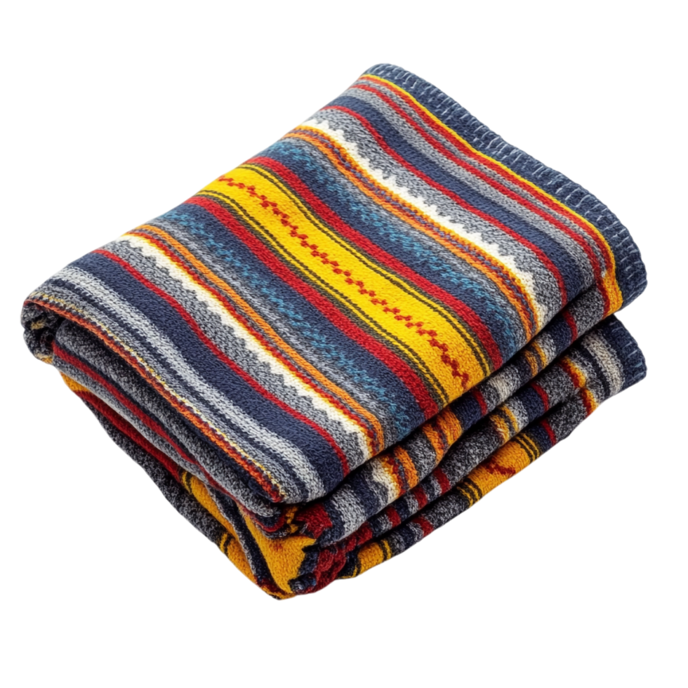 blanket on a transparent background rendered in 8K high detail png