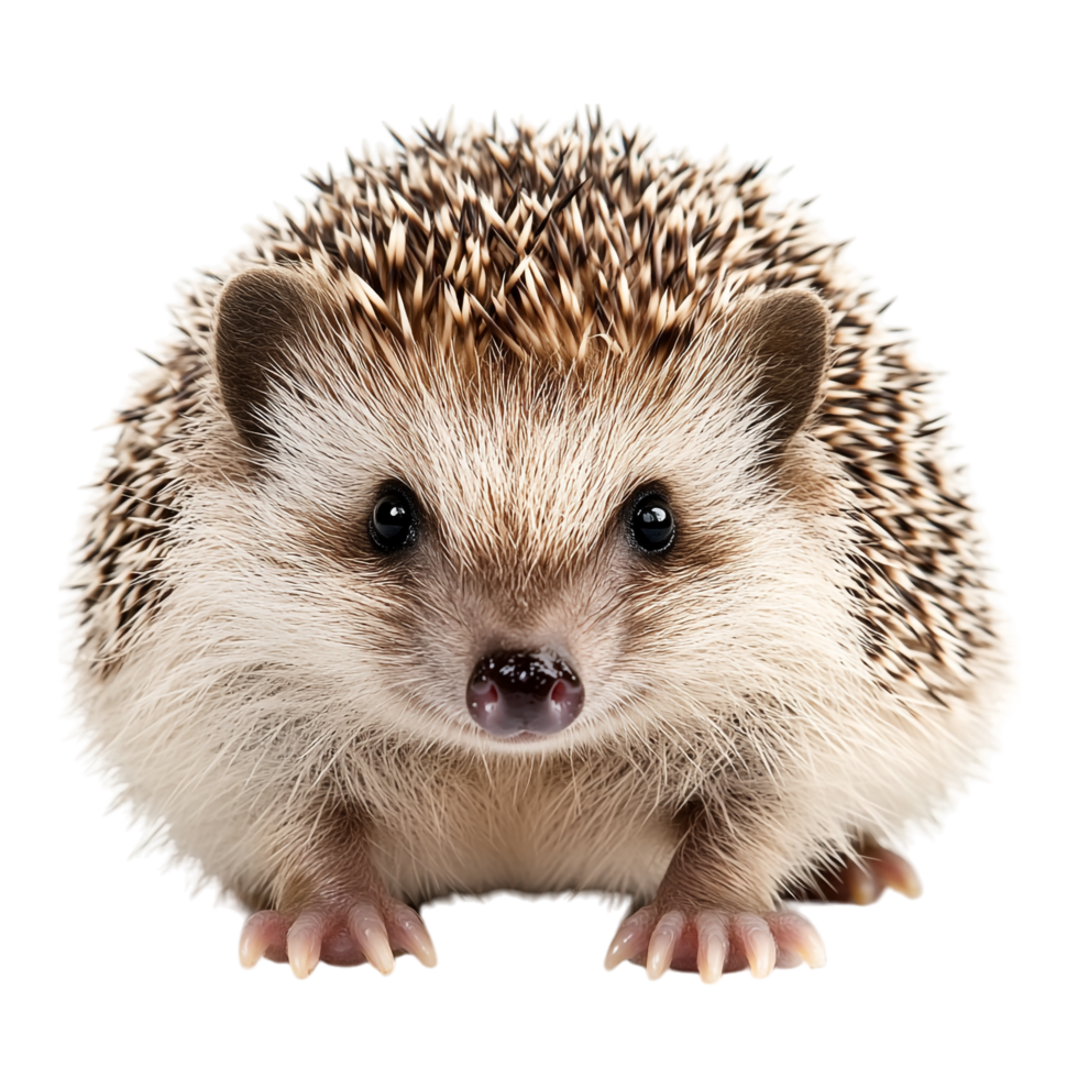 Hedgehog Front View on transparent background png