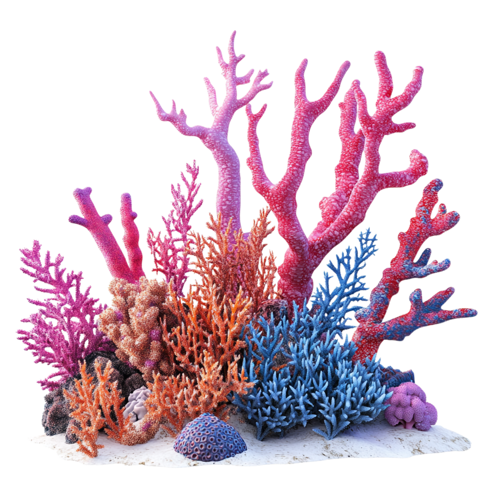 Corals on transparent background png