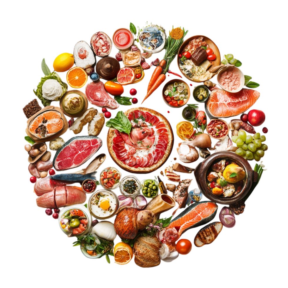 Artistic Representation of a Culinary World png